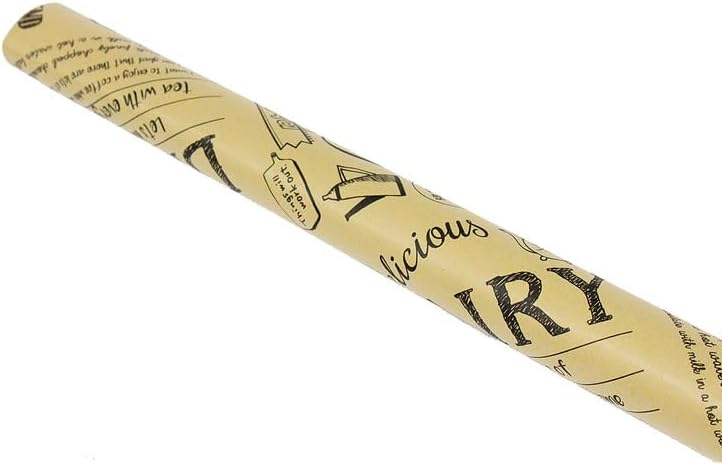 DAISO Cafe Pattern Brown Wrapping Paper - Image 2